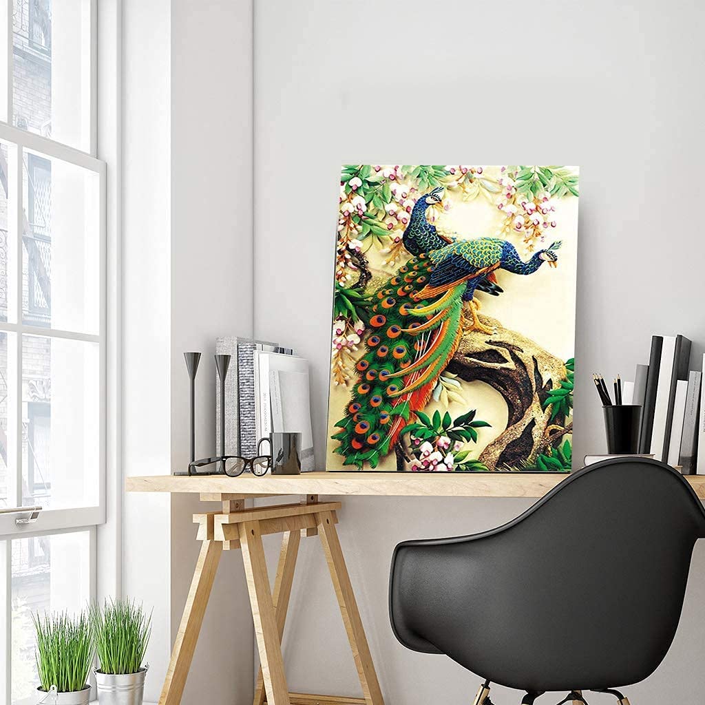 HASTHIP 5D Diamond Embroidery DIY Peacock Cross Stitch Craft Painting,Others HASTHIP 5D Diamond Embroidery DIY Peacock Cross Stitch Craft Painting,Others
